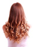 Beautiful Long Curly Hair Royalty Free Stock Photography