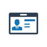 Identification Card Icon vector illustration Identification Card Icon vector illustration