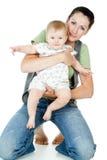 Beautiful Mother And Baby Royalty Free Stock Photo