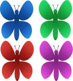 Beautiful multicolored butterflies vector illustration Beautiful multicolored butterflies vector illustration