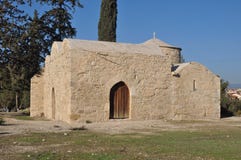 The beautiful Orthodox Old Church of Saint Efstathios from Kolossi in Cyprus