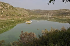 The beautiful Polemidia Dam in Cyprus