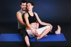 Beautiful Pregnant Young Woman Practicing Yoga Stock Photo Beautiful Pregnant Young Woman Practicing Yoga Stock Photo