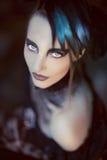 Beautiful, Romantic Gothic Styled Woman Stock Photos Beautiful, Romantic Gothic Styled Woman Stock Photos