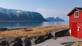 Beautiful scenery of west coastline in Norway