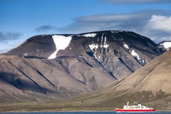 Beautiful scenic view of Spitsbergen (Svalbard island), Norway royalty free stock photo Beautiful scenic view of Spitsbergen (Svalbard island), Norway royalty free stock photo