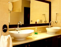 Beautiful Sink In A Bathroom Royalty Free Stock Photography Beautiful Sink In A Bathroom Royalty Free Stock Photography