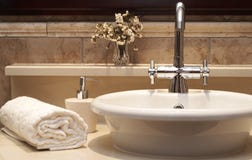 Beautiful Sink In A Bathroom Royalty Free Stock Photo Beautiful Sink In A Bathroom Royalty Free Stock Photo