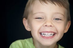 Beautiful smile of a child. stock images Beautiful smile of a child. stock images
