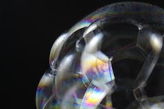 Beautiful soap bubble with vivid colors and very different to all royalty free stock image Beautiful soap bubble with vivid colors and very different to all royalty free stock image