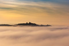 Beautiful Sunrise and the mist at Khao Kho, Phetchabun Province, Thailand. royalty free stock photo Beautiful Sunrise and the mist at Khao Kho, Phetchabun Province, Thailand. royalty free stock photo