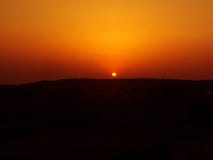 Beautiful Sunrise view in the Desert royalty free stock images Beautiful Sunrise view in the Desert royalty free stock images