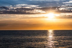 Beautiful sunset at St. Kilda Pier, Melbourne. royalty free stock photography Beautiful sunset at St. Kilda Pier, Melbourne. royalty free stock photography