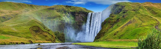 Beautiful Torrent Of Skogafoss... Royalty Free Stock Photos Beautiful Torrent Of Skogafoss... Royalty Free Stock Photos