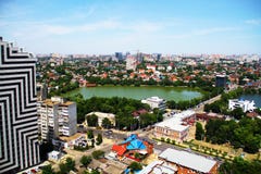 View of the city of Krasnodar royalty free stock images View of the city of Krasnodar royalty free stock images