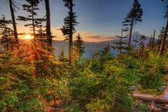 Beautiful Vista Of Mount Hood In Oregon, USA. Royalty Free Stock Images Beautiful Vista Of Mount Hood In Oregon, USA. Royalty Free Stock Images