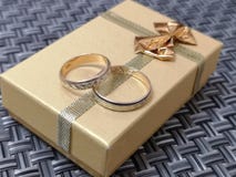 Beautiful wedding rings for young royalty free stock photo Beautiful wedding rings for young royalty free stock photo