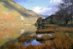 Beautiful Welsh Mountains Reflected In A Still Waters Of Lake Llyn Gwynant Stock Images Beautiful Welsh Mountains Reflected In A Still Waters Of Lake Llyn Gwynant Stock Images