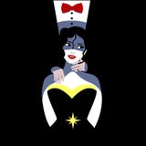 Beautiful woman in the arms of man, retro style stock illustration Beautiful woman in the arms of man, retro style stock illustration