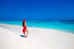 Beautiful woman in hat enjoying summer vacation on exotic beach royalty free stock images Beautiful woman in hat enjoying summer vacation on exotic beach royalty free stock images
