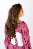 Beautiful woman in historical outfit stock image Beautiful woman in historical outfit stock image