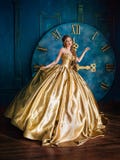 Beautiful Woman In A Ball Gown Stock Photography