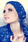 Beautiful Woman In Snow Royalty Free Stock Photos Beautiful Woman In Snow Royalty Free Stock Photos