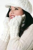 Beautiful Woman In Winter Clothes Royalty Free Stock Images