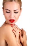 Beautiful woman with professional make up royalty free stock images Beautiful woman with professional make up royalty free stock images