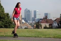 https://thumbs.dreamstime.com/t/beautiful-woman-summer-fun-roller-skating-london-20361792.jpg