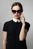 Beautiful woman in sunglasses stock photos Beautiful woman in sunglasses stock photos
