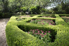 Beautiful Women S Garden In Dallas Arboretum Stock Images