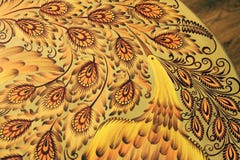 Beautiful wooden table. View from above stock image Beautiful wooden table. View from above stock image