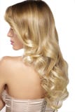 Beautiful young blond model curly hair posing stock images Beautiful young blond model curly hair posing stock images