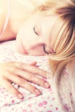 Beautiful young sleeping woman royalty free stock photo Beautiful young sleeping woman royalty free stock photo