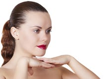 Beautiful young woman stock photo Beautiful young woman stock photo
