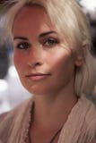 Beautiful Young Woman With Blond Hair And Green Eyes Stock Image Beautiful Young Woman With Blond Hair And Green Eyes Stock Image
