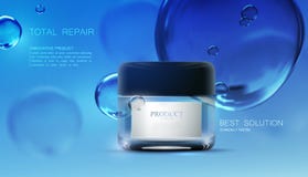 Beauty anti aging cream ads. royalty free illustration Beauty anti aging cream ads. royalty free illustration