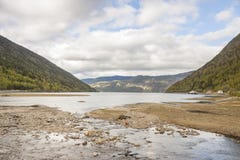 Beauty coastline in Norway, near Rjukan Stock Photo Beauty coastline in Norway, near Rjukan Stock Photo