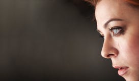 Beauty girl cry on black background royalty free stock photo Beauty girl cry on black background royalty free stock photo