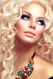 Beauty girl with healthy long curly hair stock images Beauty girl with healthy long curly hair stock images