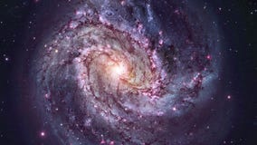Infinity outer space and its wonders let`s take a look a beautiful Spiral Galaxy