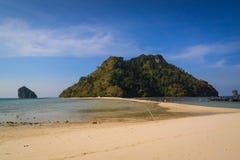 Beautyful wyspy i bliźniaka morza plaża, Krabi Tajlandia Fotografia Royalty Free Beautyful wyspy i bliźniaka morza plaża, Krabi Tajlandia Fotografia Royalty Free