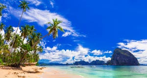 Beauté sauvage étonnante des îles de Philippines Palawan, EL Nido image libre de droits Beauté sauvage étonnante des îles de Philippines Palawan, EL Nido image libre de droits