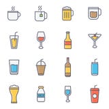  Bebida e bebidas ilustração royalty free