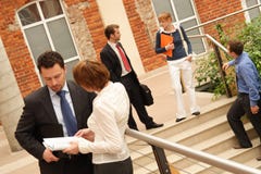 Bedrijfs mensen op het werk royalty-vrije stock foto Bedrijfs mensen op het werk royalty-vrije stock foto
