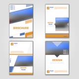 Bedrijfs vectorreeks De lay-out van het brochuremalplaatje, het jaarverslag van het dekkingsontwerp, tijdschrift, vlieger in A4 m royalty-vrije illustratie Bedrijfs vectorreeks De lay-out van het brochuremalplaatje, het jaarverslag van het dekkingsontwerp, tijdschrift, vlieger in A4 m royalty-vrije illustratie