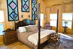 Modern Bedroom/Rustic Decor Stock Photo - Image: 9107520