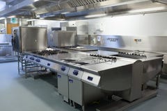 Beeld van restaurantkeuken royalty-vrije stock foto Beeld van restaurantkeuken royalty-vrije stock foto