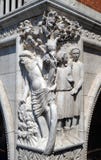 Beeldhouwwerk van Noah dronkenschap, detail van het Dogepaleis, Venetië royalty-vrije stock afbeeldingen Beeldhouwwerk van Noah dronkenschap, detail van het Dogepaleis, Venetië royalty-vrije stock afbeeldingen
